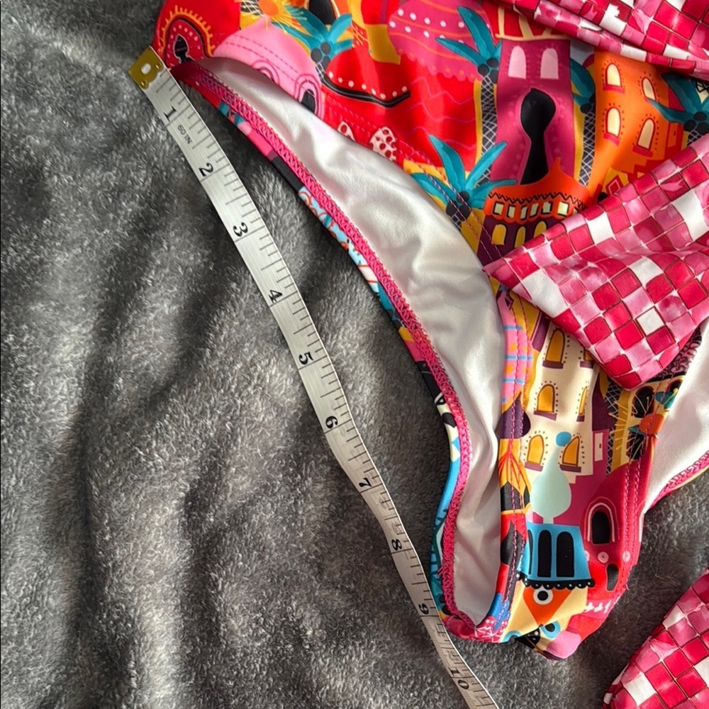 Colorful Patterned Bikini Set - Picture 9 of 9